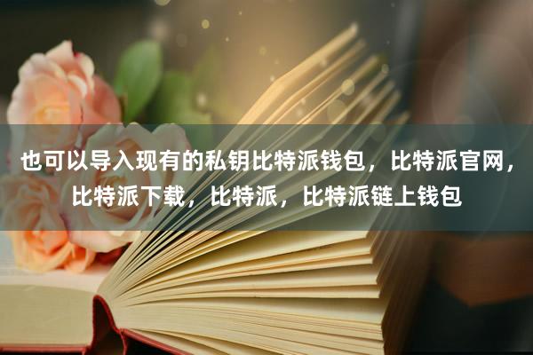 也可以导入现有的私钥比特派钱包，比特派官网，比特派下载，比特派，比特派链上钱包