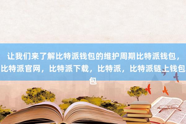 让我们来了解比特派钱包的维护周期比特派钱包，比特派官网，比特派下载，比特派，比特派链上钱包