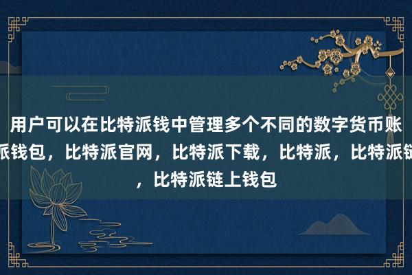 用户可以在比特派钱中管理多个不同的数字货币账户比特派钱包，比特派官网，比特派下载，比特派，比特派链上钱包