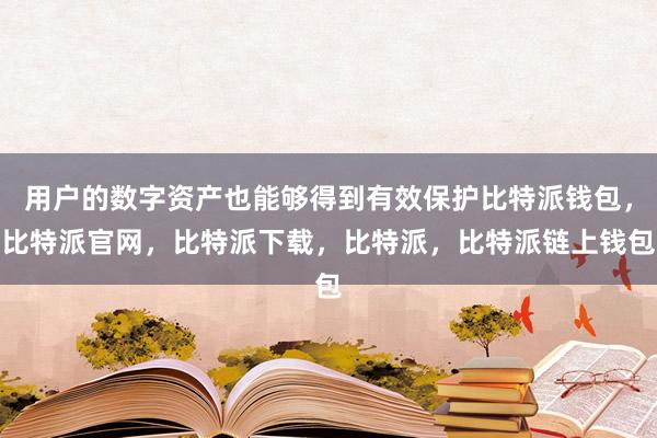 用户的数字资产也能够得到有效保护比特派钱包，比特派官网，比特派下载，比特派，比特派链上钱包