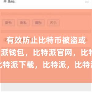 有效防止比特币被盗或丢失比特派钱包，比特派官网，比特派下载，比特派，比特派链上钱包